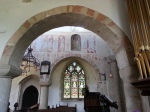 Image of wall paintings at Ickleton Church, Cambridgeshire