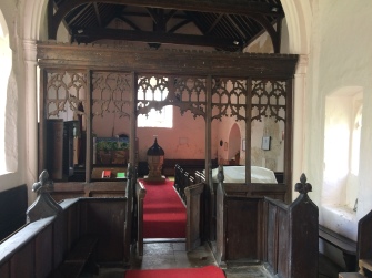 Image of interior of St Margaret of Antioch, Bygrave, Hertfordshire