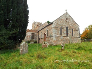 The exterior to St Andrew's Church, Dacre, Cumberland